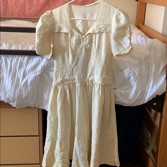 Urban Outfitters Dresses & Skirts - cream/off white Urban Outfitters babydoll dress